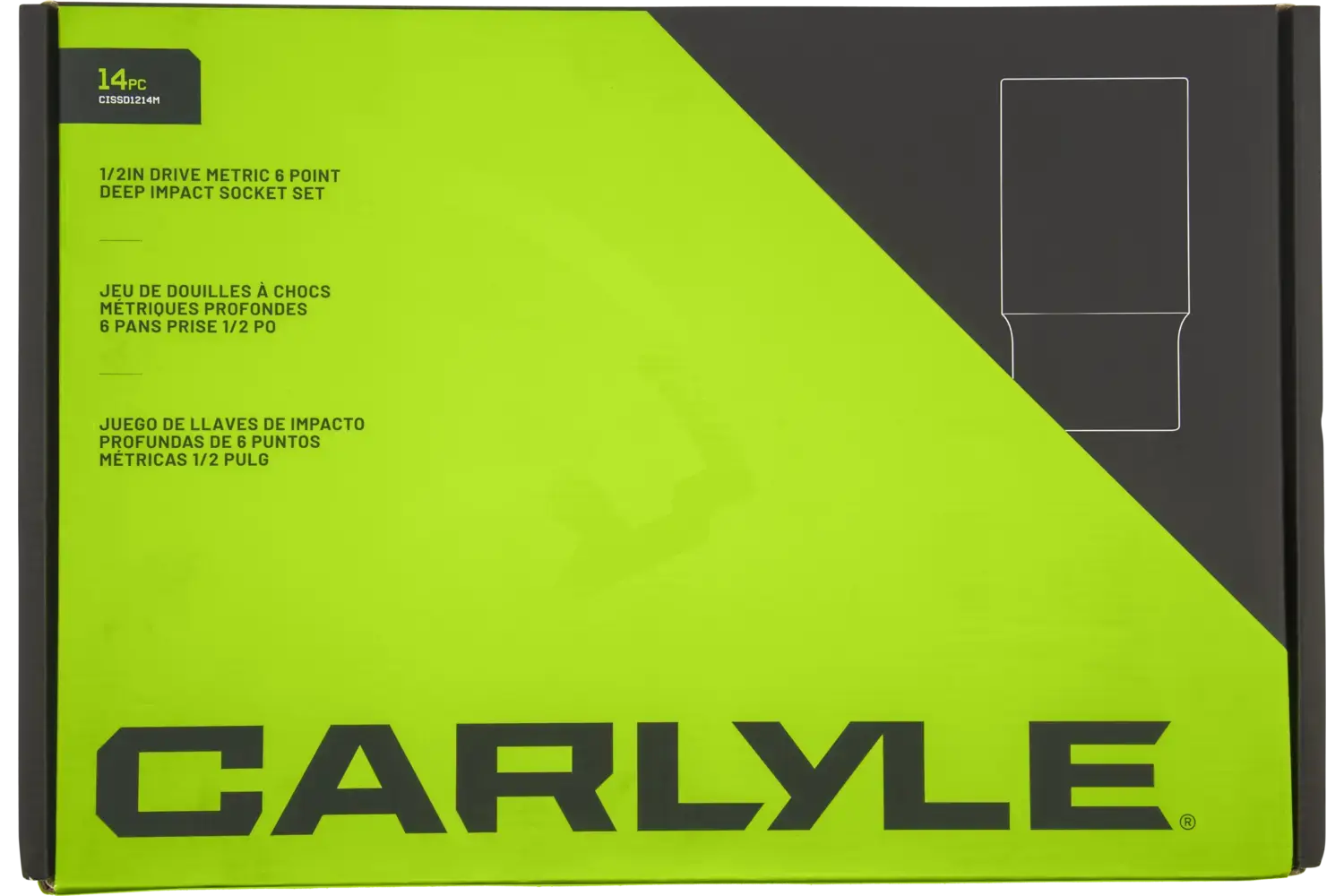 1/2 in. Drive Deep Impact Socket Sets - Metric