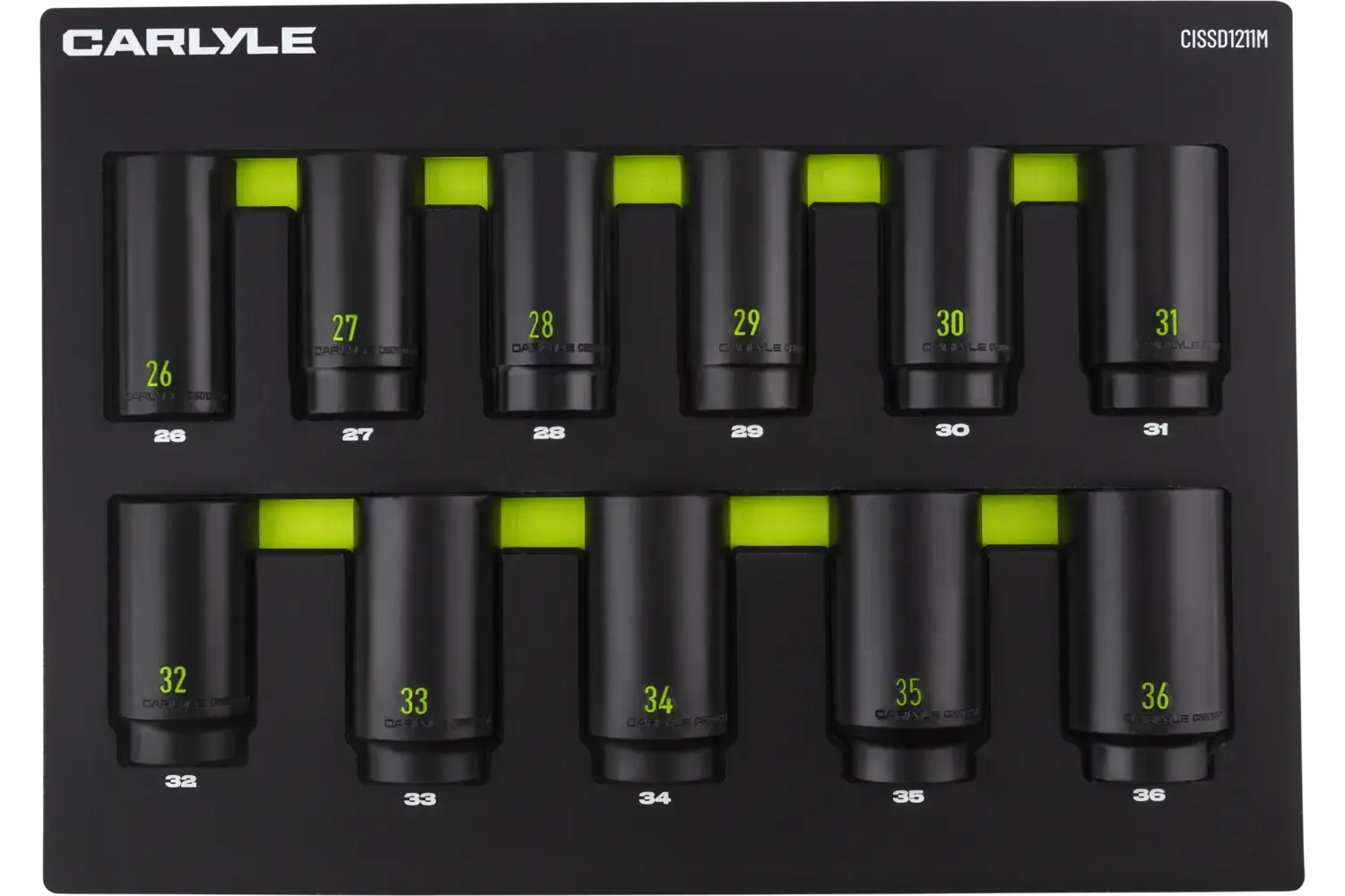 1/2 in. Drive Deep Impact Socket Sets - Metric