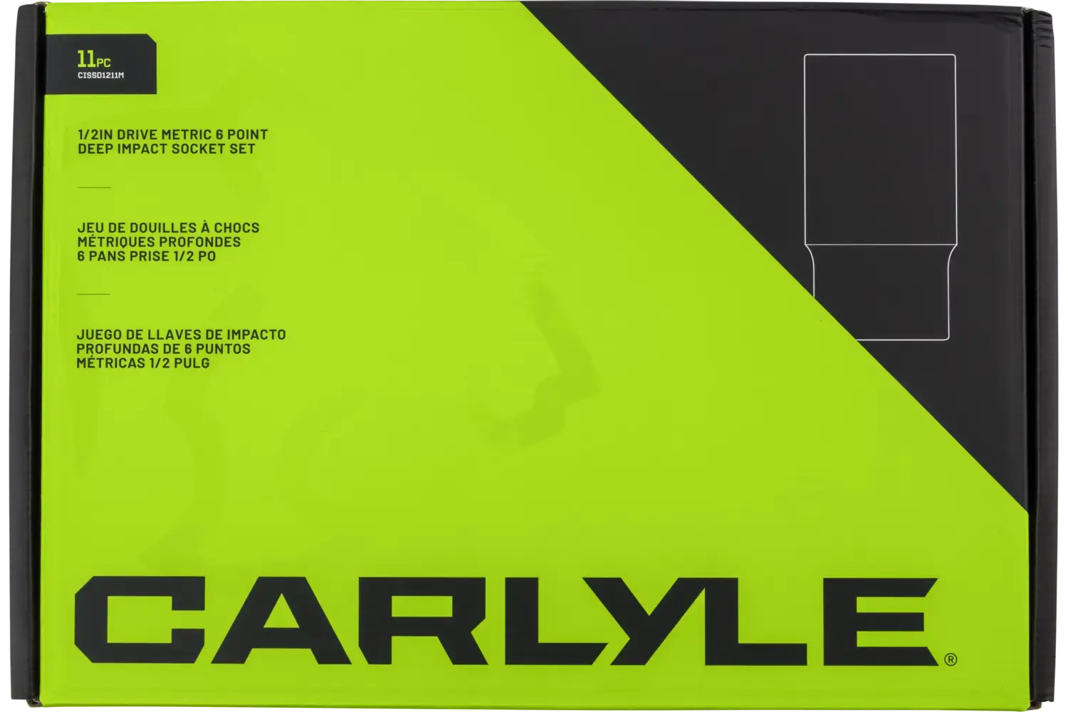 1/2 in. Drive Deep Impact Socket Sets - Metric