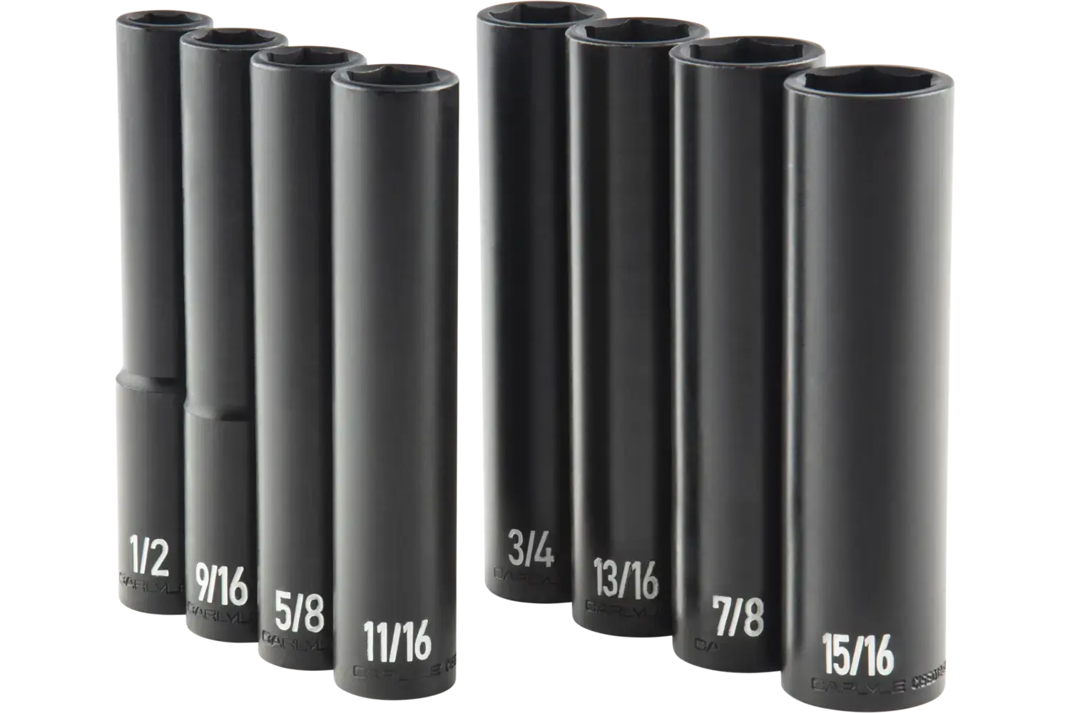 1/2 in. Drive Deep Impact Socket Sets - SAE