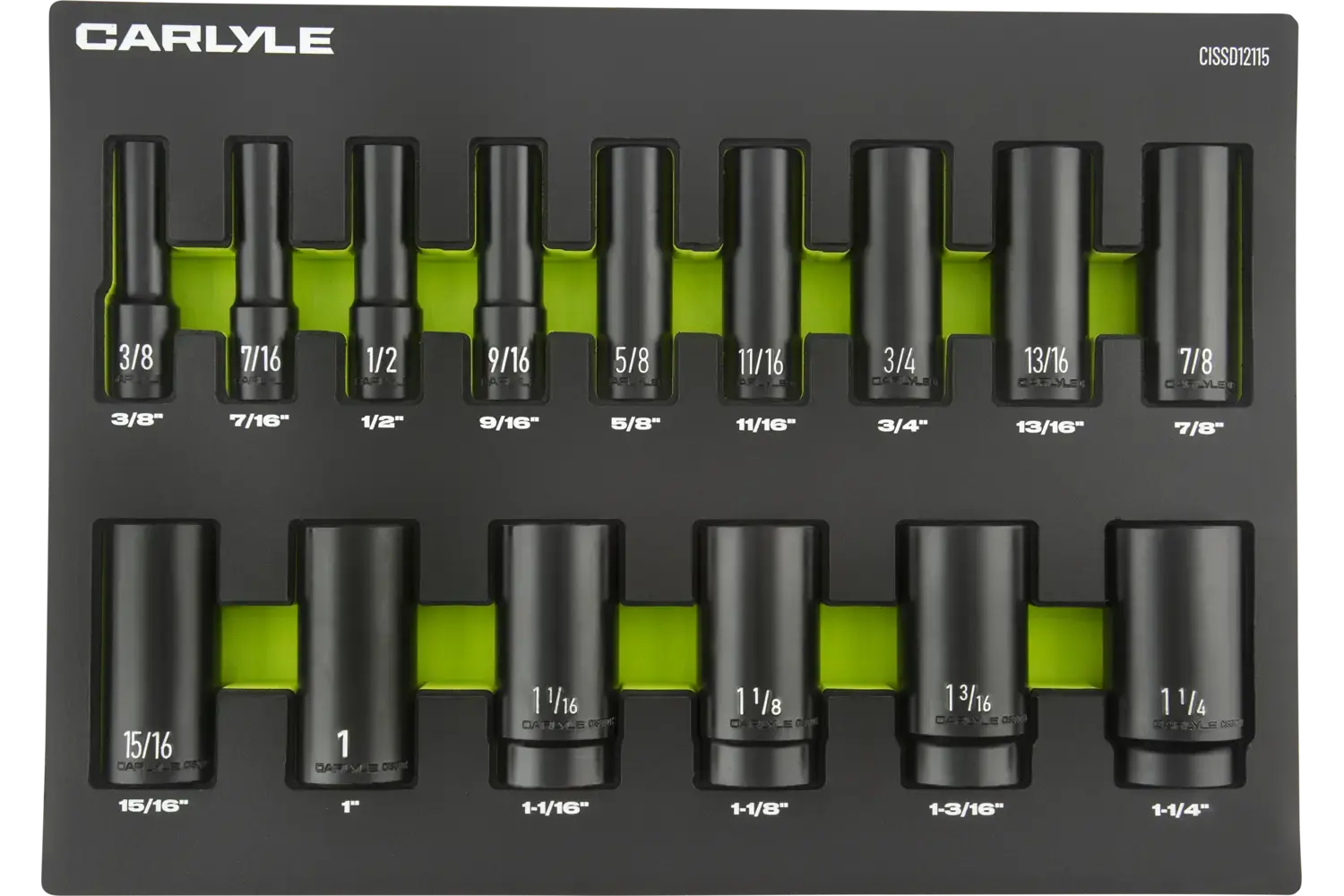 1/2 in. Drive Deep Impact Socket Sets - SAE