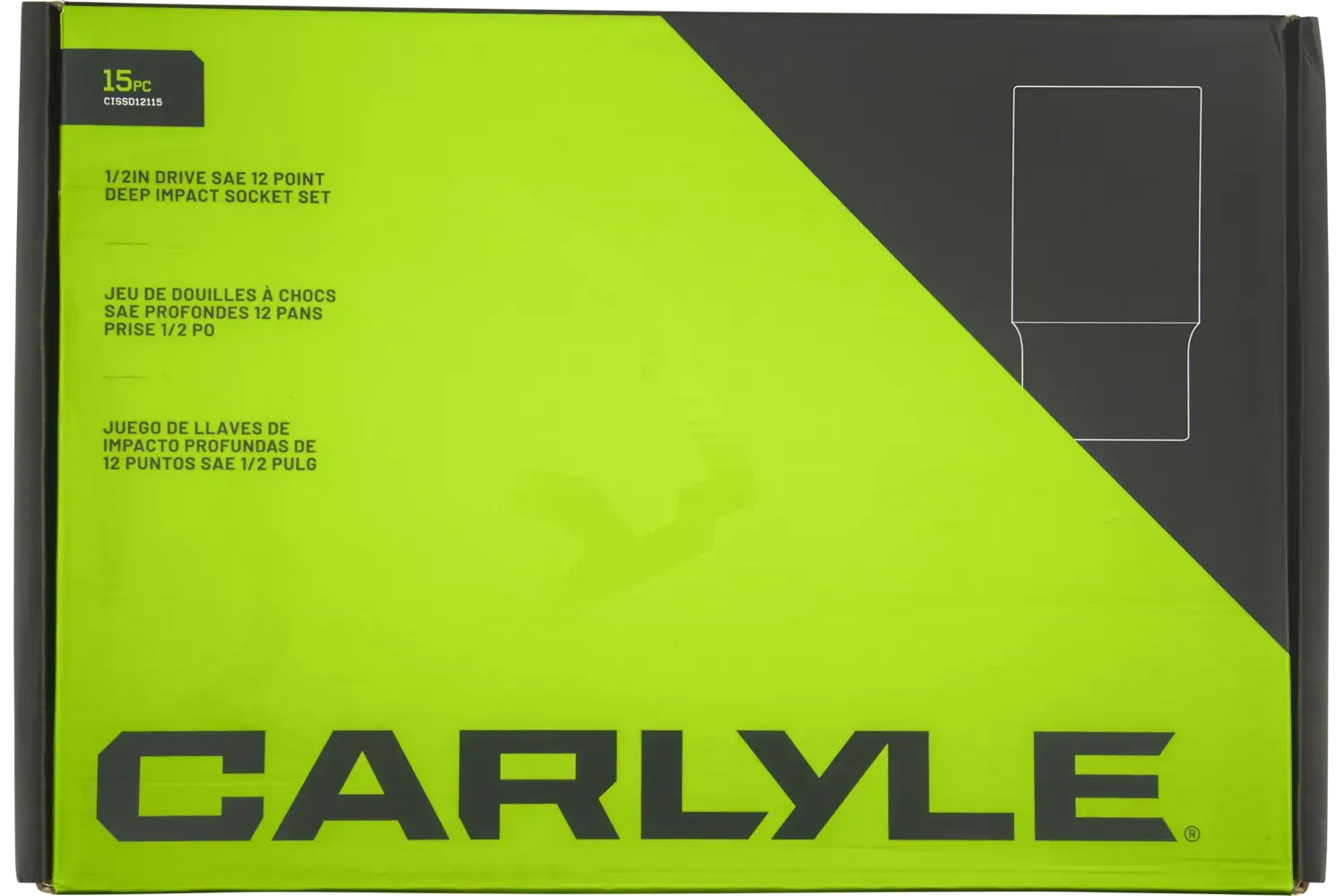 1/2 in. Drive Deep Impact Socket Sets - SAE