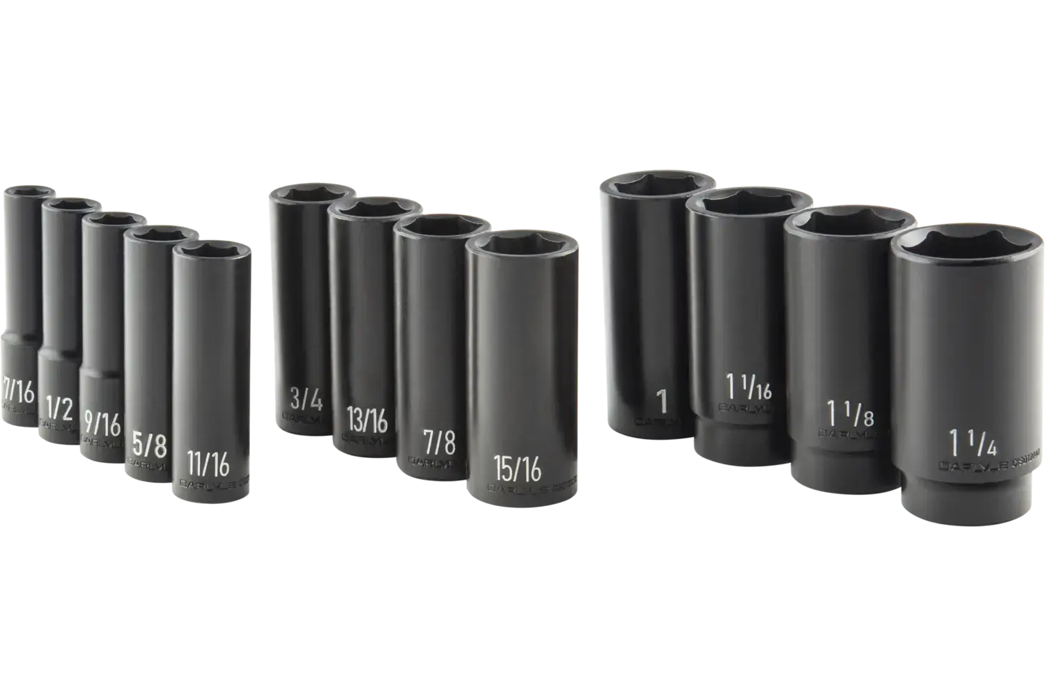 1/2 in. Drive Deep Impact Socket Sets - SAE