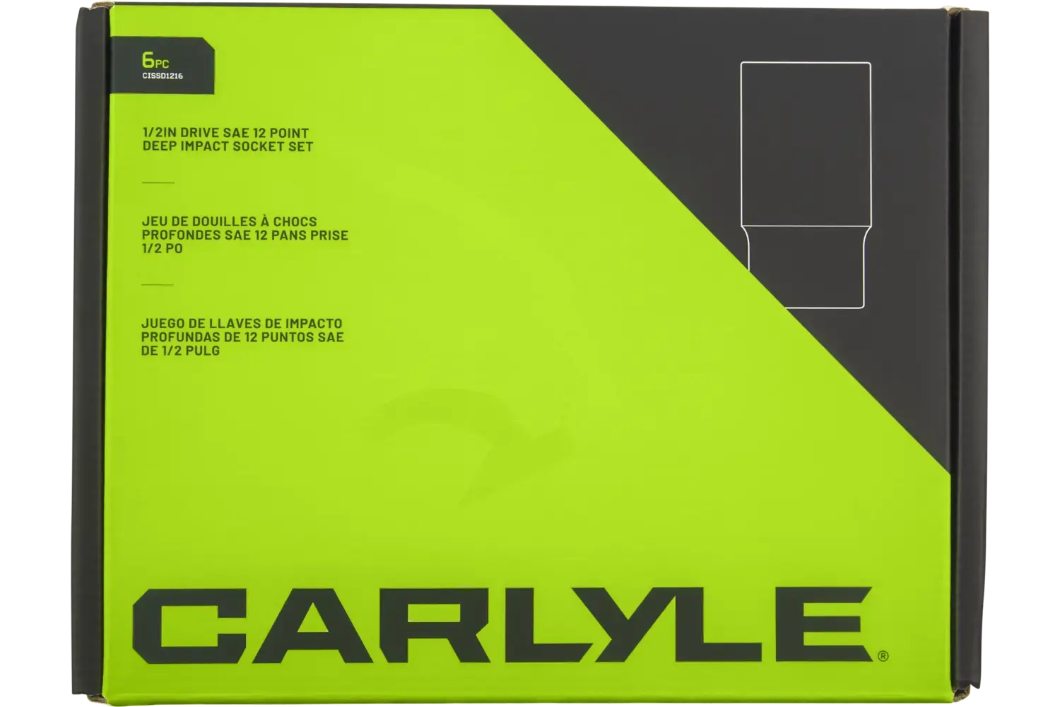 1/2 in. Drive Deep Impact Socket Sets - SAE