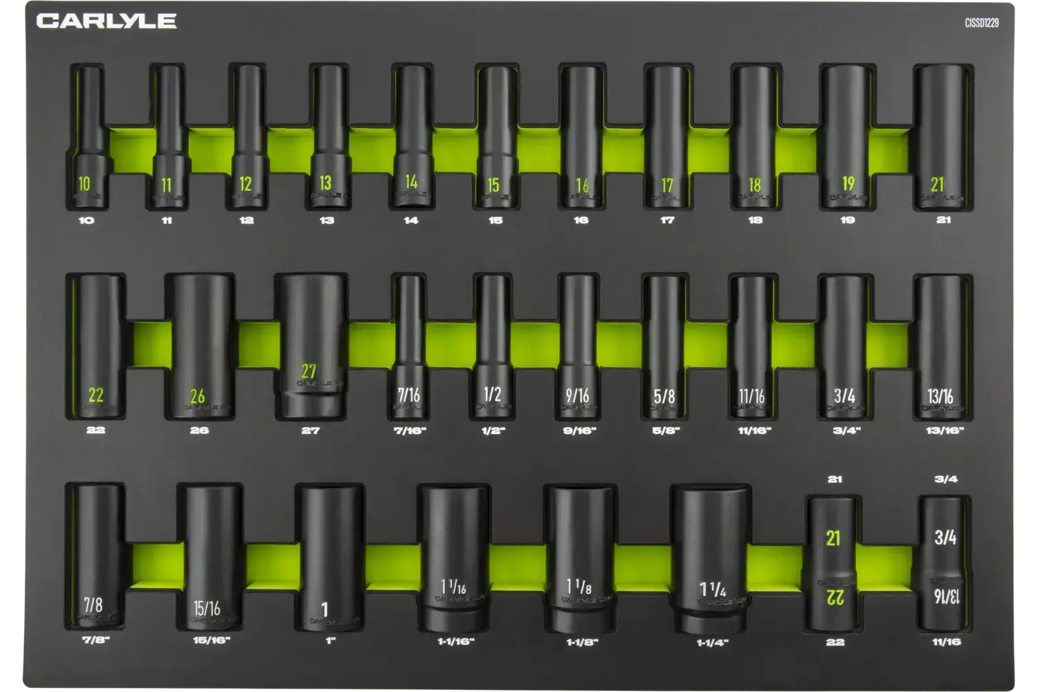1/2 in. Drive Deep Impact Socket Sets - SAE