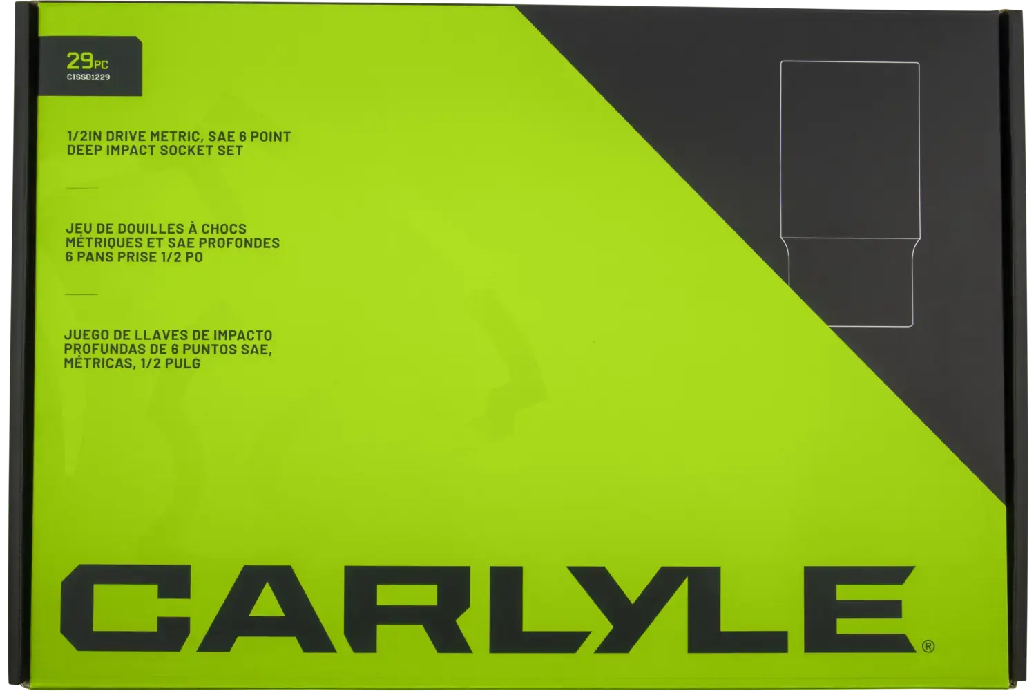 1/2 in. Drive Deep Impact Socket Sets - SAE