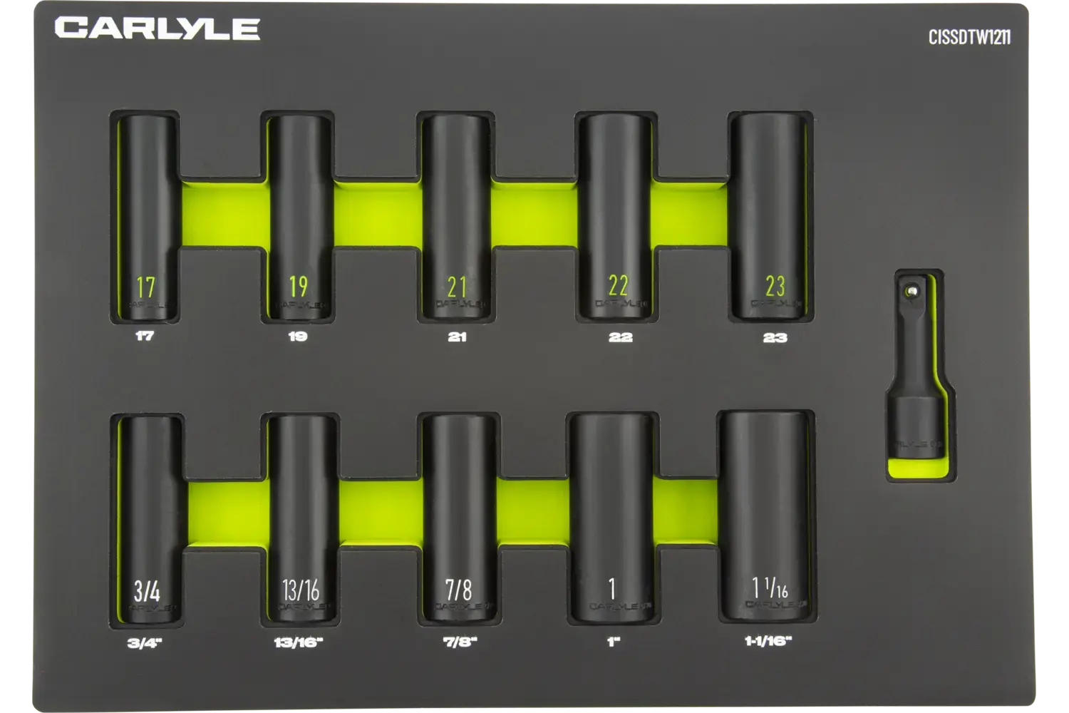 1/2 in. Drive Deep Impact Socket Sets - SAE