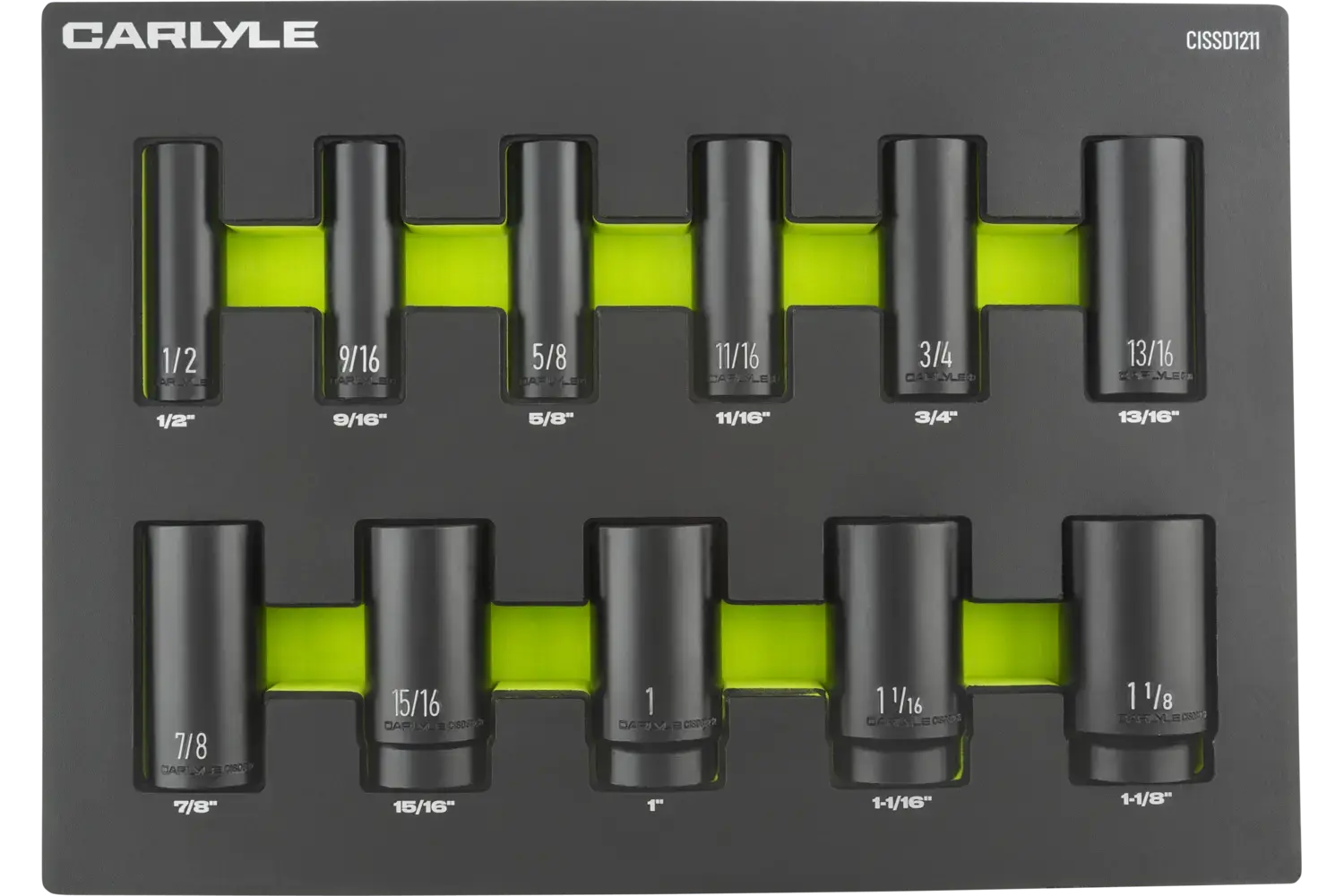 1/2 in. Drive Deep Impact Socket Sets - SAE