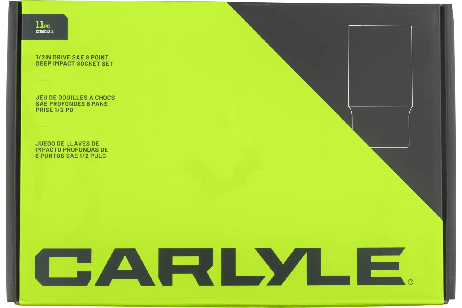 1/2 in. Drive Deep Impact Socket Sets - SAE