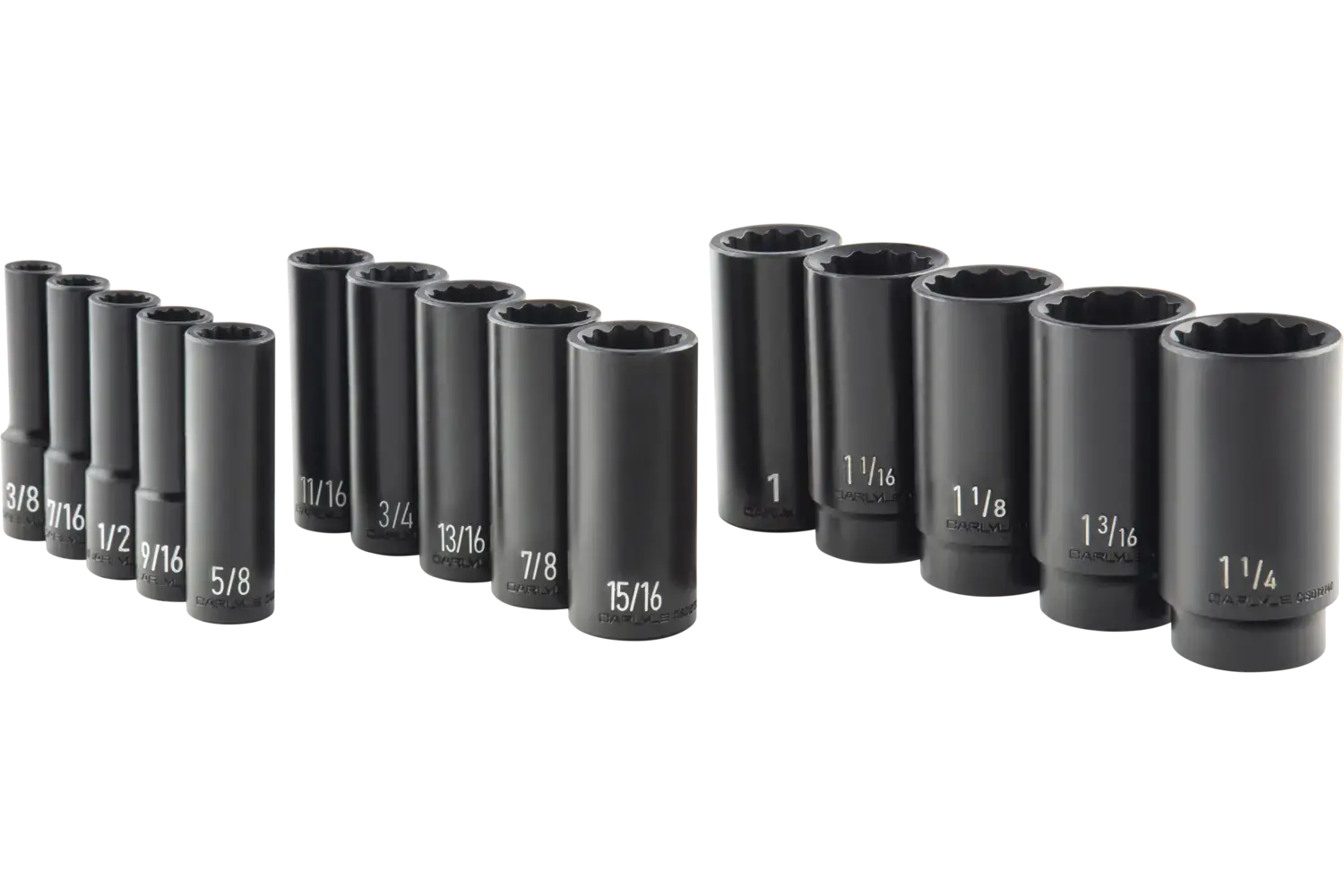 1/2 in. Drive Deep Impact Socket Sets - SAE