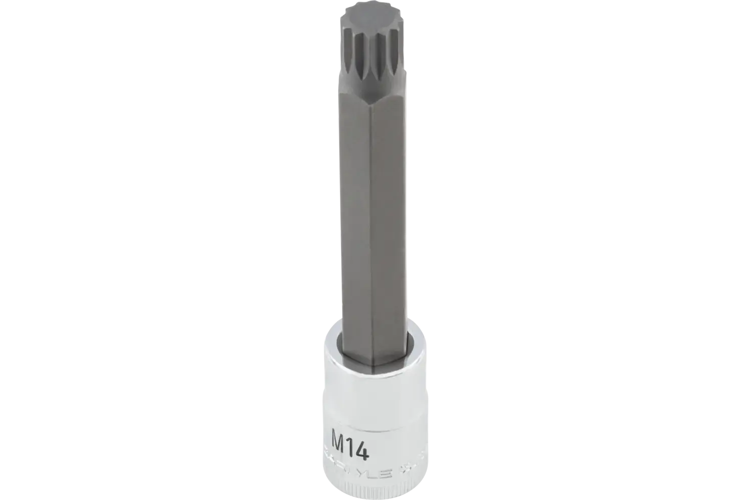 1/2 in. Drive Long Triple Square Chrome Bit Sockets - Metric