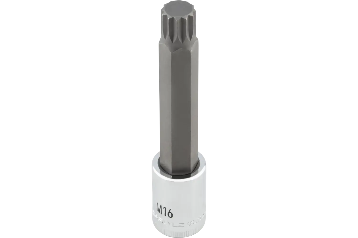 1/2 in. Drive Long Triple Square Chrome Bit Sockets - Metric