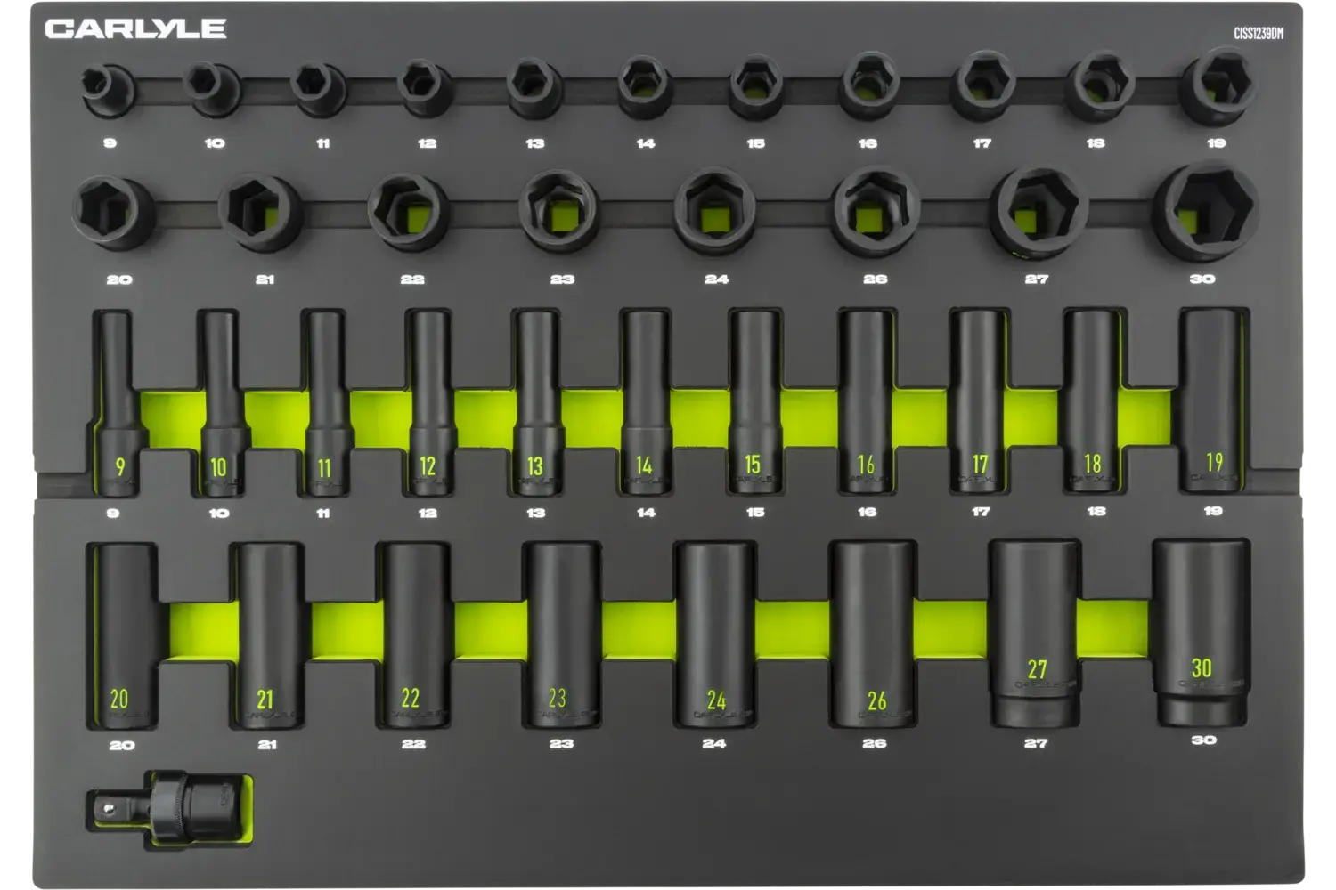 1/2 in. Drive Mixed Depth Master Impact Socket Sets - Metric