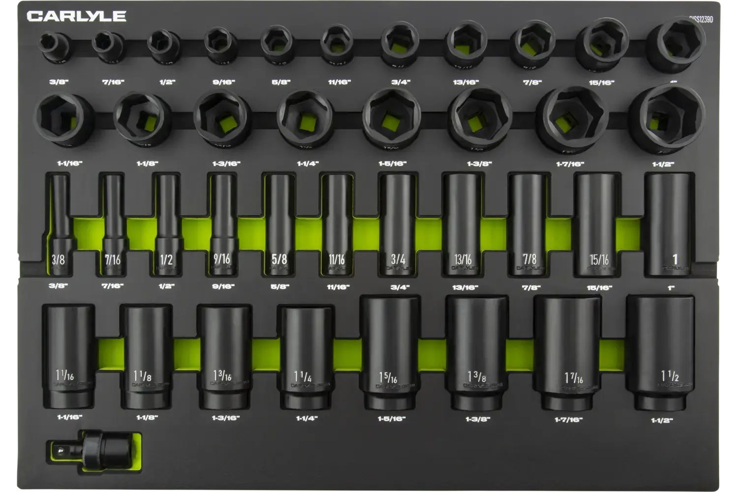 1/2 in. Drive Mixed Depth Master Impact Socket Sets - SAE