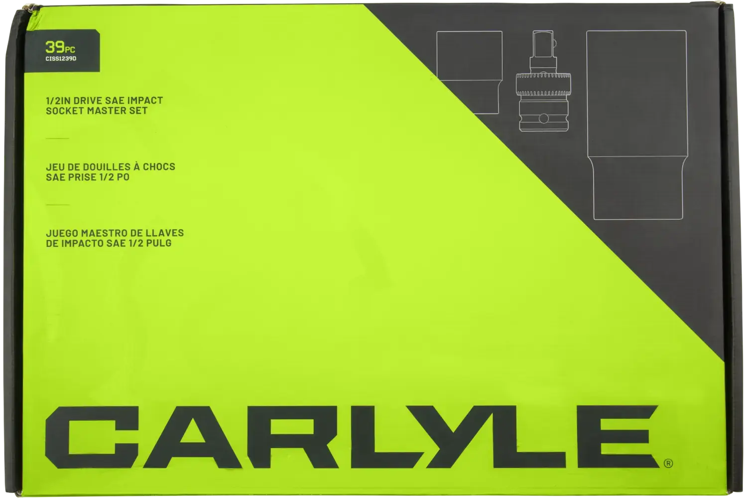 1/2 in. Drive Mixed Depth Master Impact Socket Sets - SAE