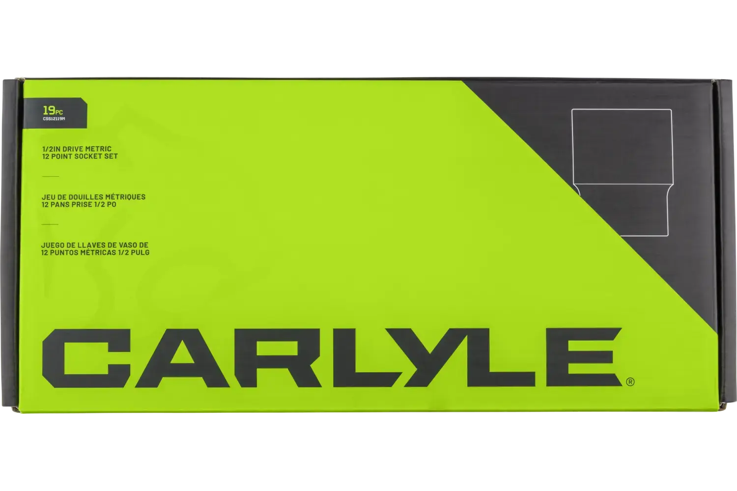 1/2 in. Drive Standard Depth Chrome Socket Sets - Metric