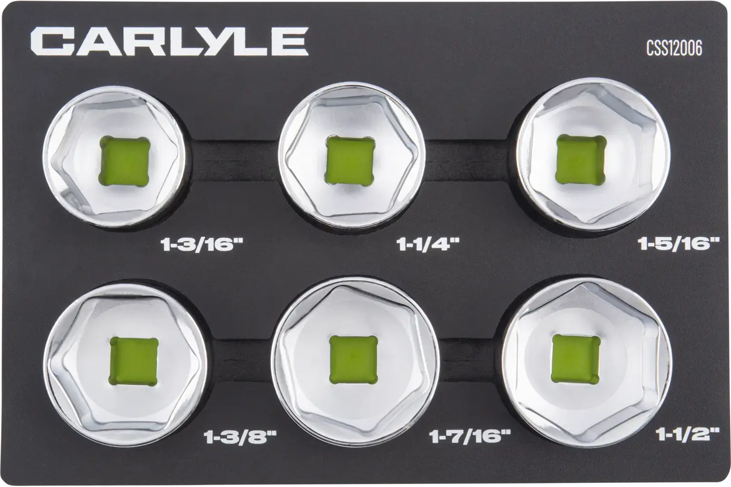 1/2 in. Drive Standard Depth Chrome Socket Sets - SAE