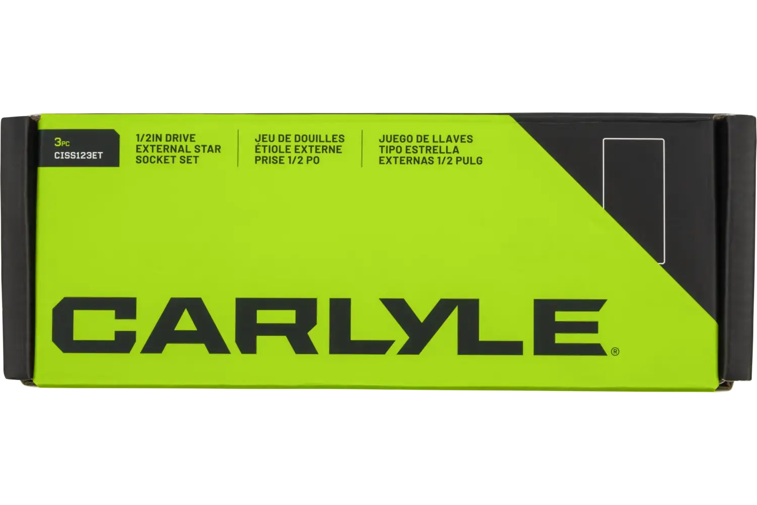 1/2 in. Drive Standard Depth External Star Plus Impact Socket Sets - SAE