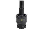 1/2 in. Drive Standard Depth Hex Bit Impact Swivel Sockets - Metric