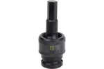 1/2 in. Drive Standard Depth Hex Bit Impact Swivel Sockets - Metric