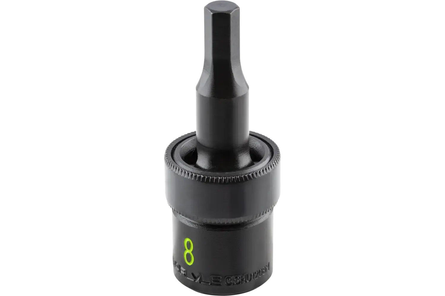 1/2 in. Drive Standard Depth Hex Bit Impact Swivel Sockets - Metric