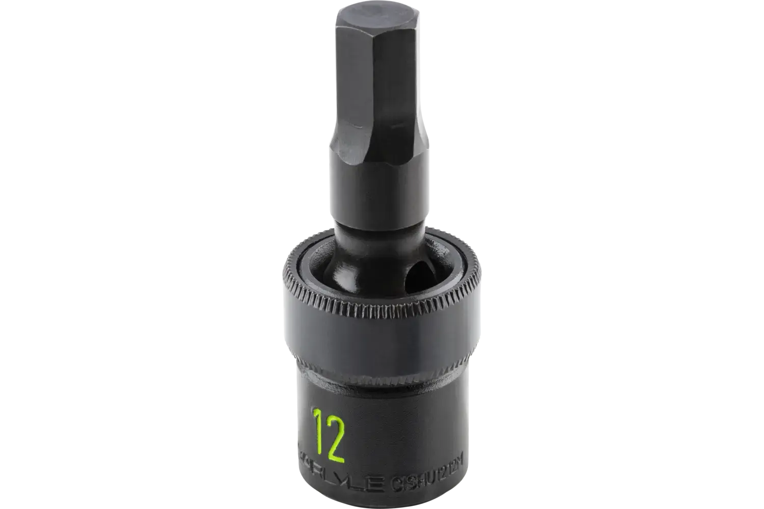 1/2 in. Drive Standard Depth Hex Bit Impact Swivel Sockets - Metric