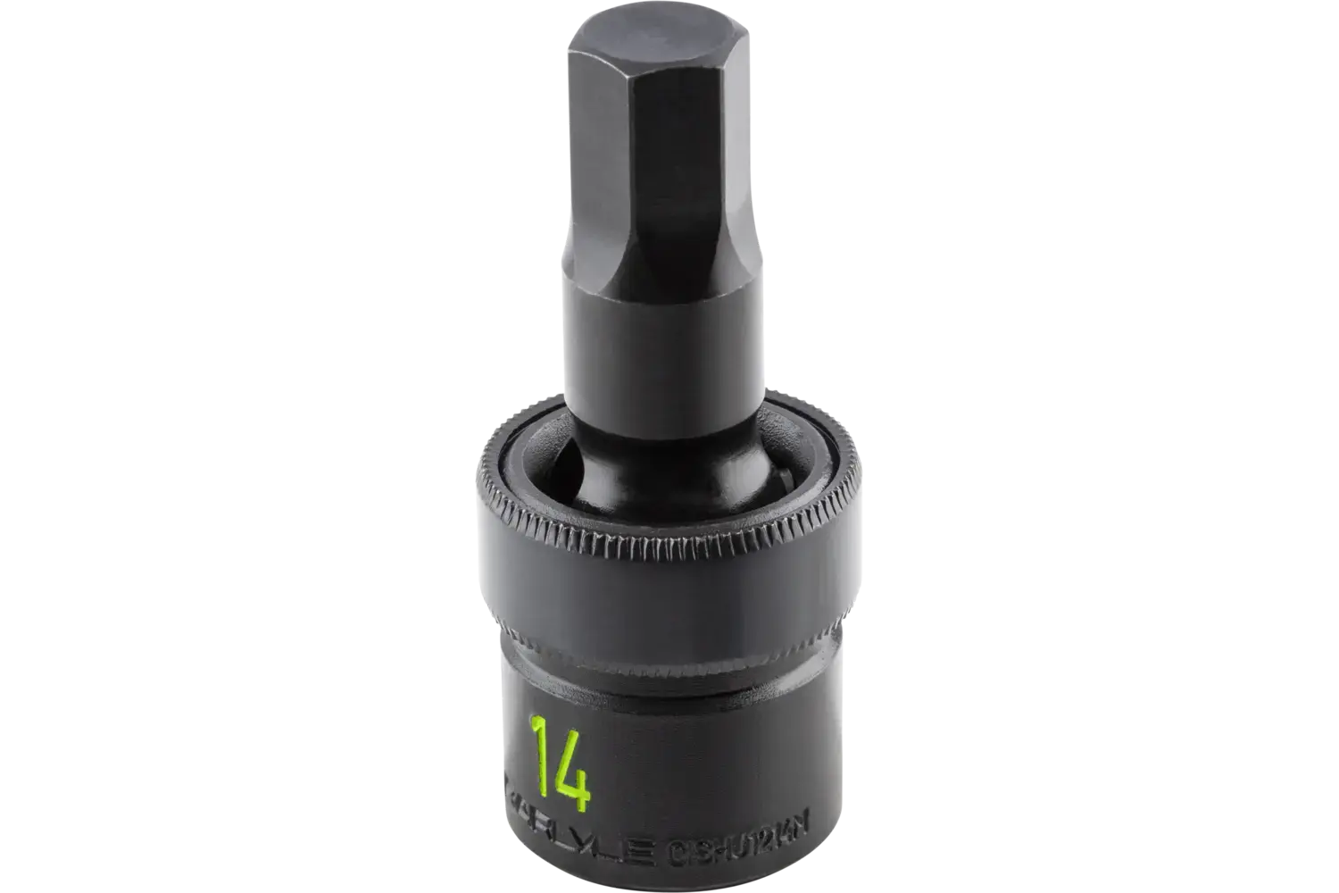 1/2 in. Drive Standard Depth Hex Bit Impact Swivel Sockets - Metric