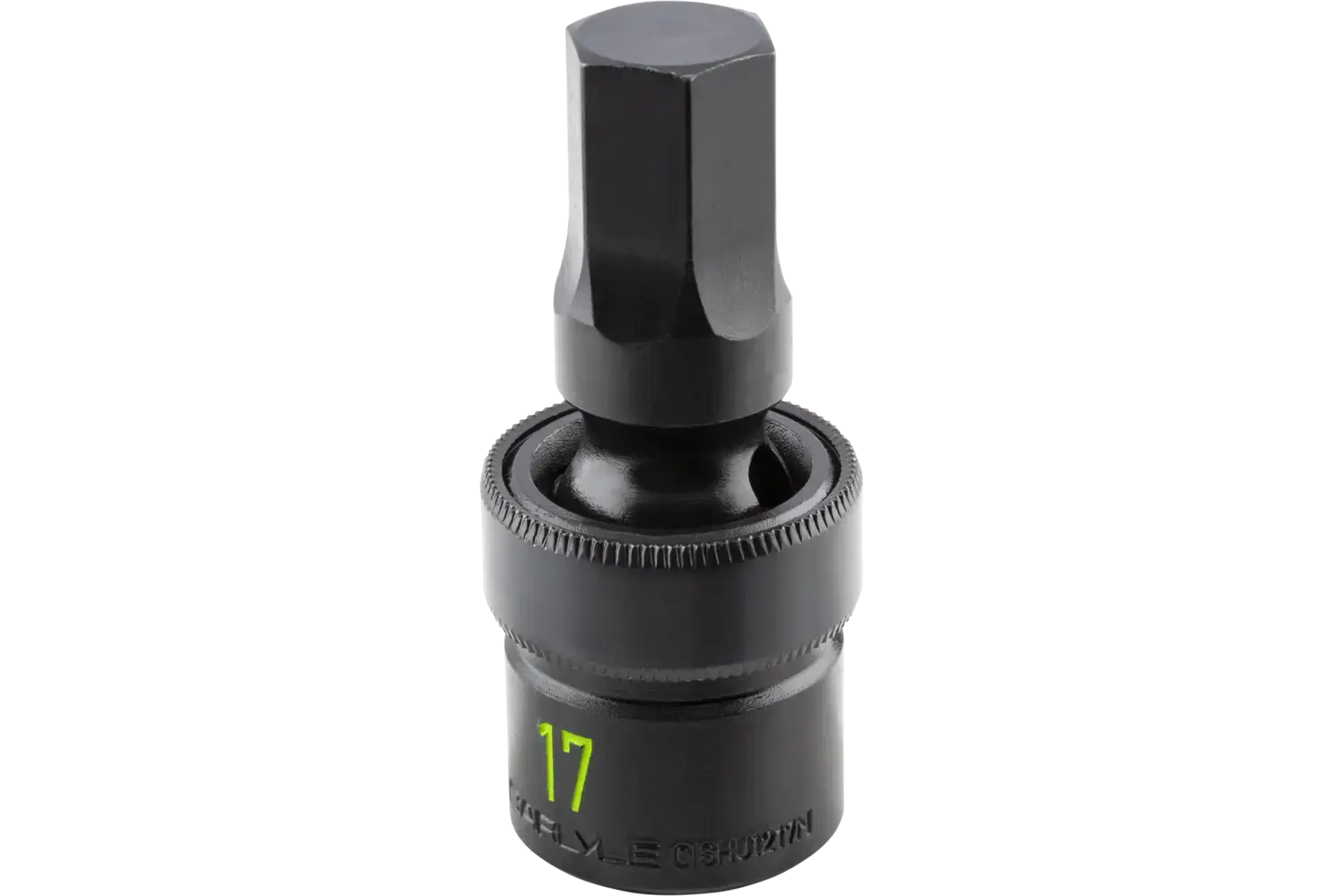1/2 in. Drive Standard Depth Hex Bit Impact Swivel Sockets - Metric