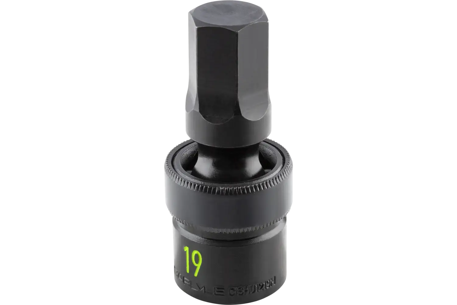 1/2 in. Drive Standard Depth Hex Bit Impact Swivel Sockets - Metric