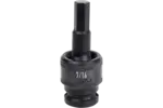 1/2 in. Drive Standard Depth Hex Bit Impact Swivel Sockets - SAE