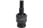 1/2 in. Drive Standard Depth Hex Bit Impact Swivel Sockets - SAE