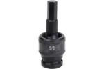 1/2 in. Drive Standard Depth Hex Bit Impact Swivel Sockets - SAE