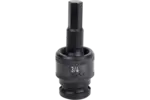1/2 in. Drive Standard Depth Hex Bit Impact Swivel Sockets - SAE