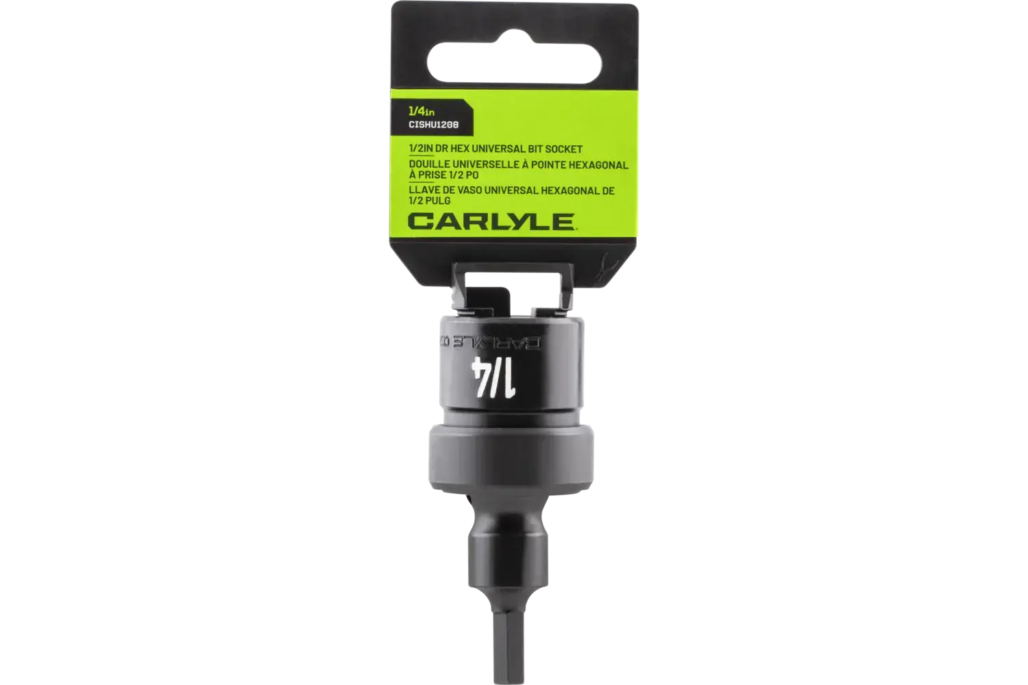 1/2 in. Drive Standard Depth Hex Bit Impact Swivel Sockets - SAE