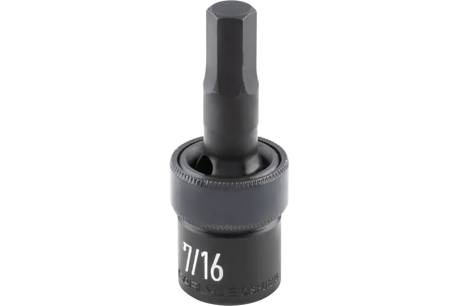 1/2 in. Drive Standard Depth Hex Bit Impact Swivel Sockets - SAE