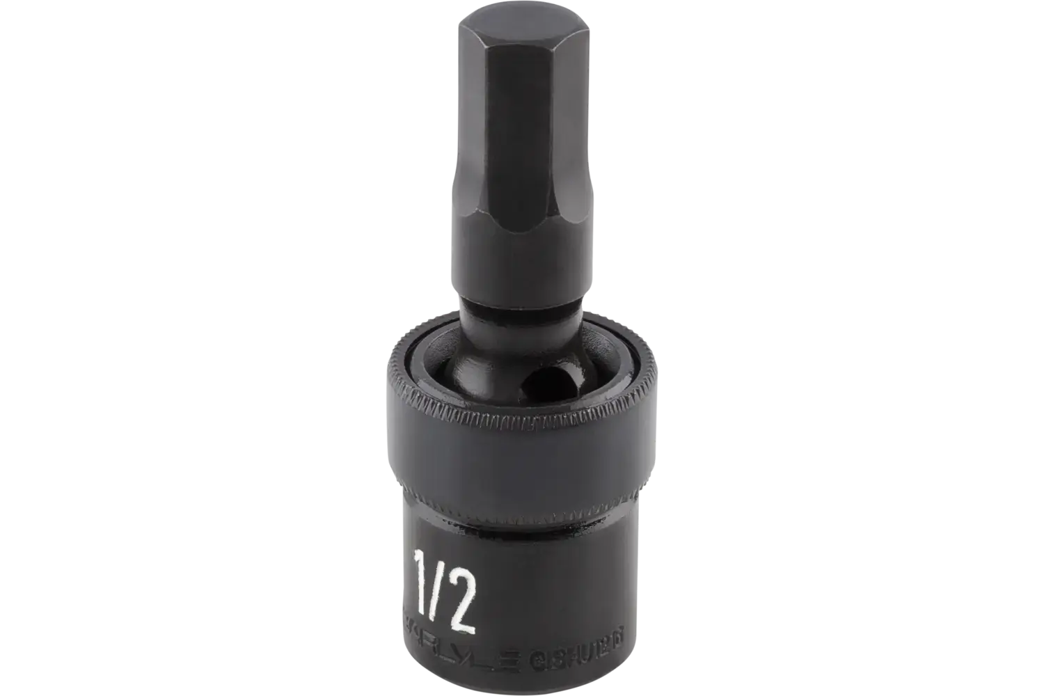 1/2 in. Drive Standard Depth Hex Bit Impact Swivel Sockets - SAE