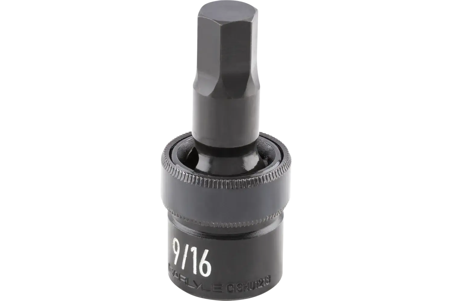1/2 in. Drive Standard Depth Hex Bit Impact Swivel Sockets - SAE