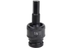 1/2 in. Drive Standard Depth Hex Bit Impact Swivel Sockets - SAE