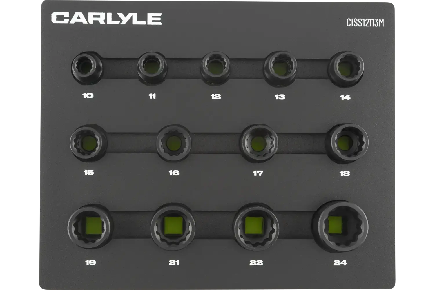 1/2 in. Drive Standard Depth Impact Socket Sets - Metric