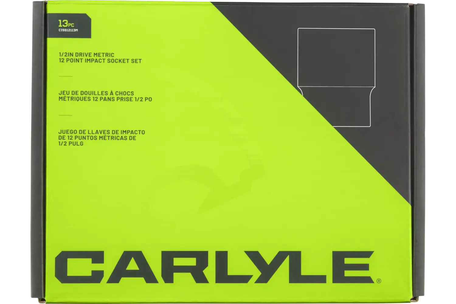 1/2 in. Drive Standard Depth Impact Socket Sets - Metric
