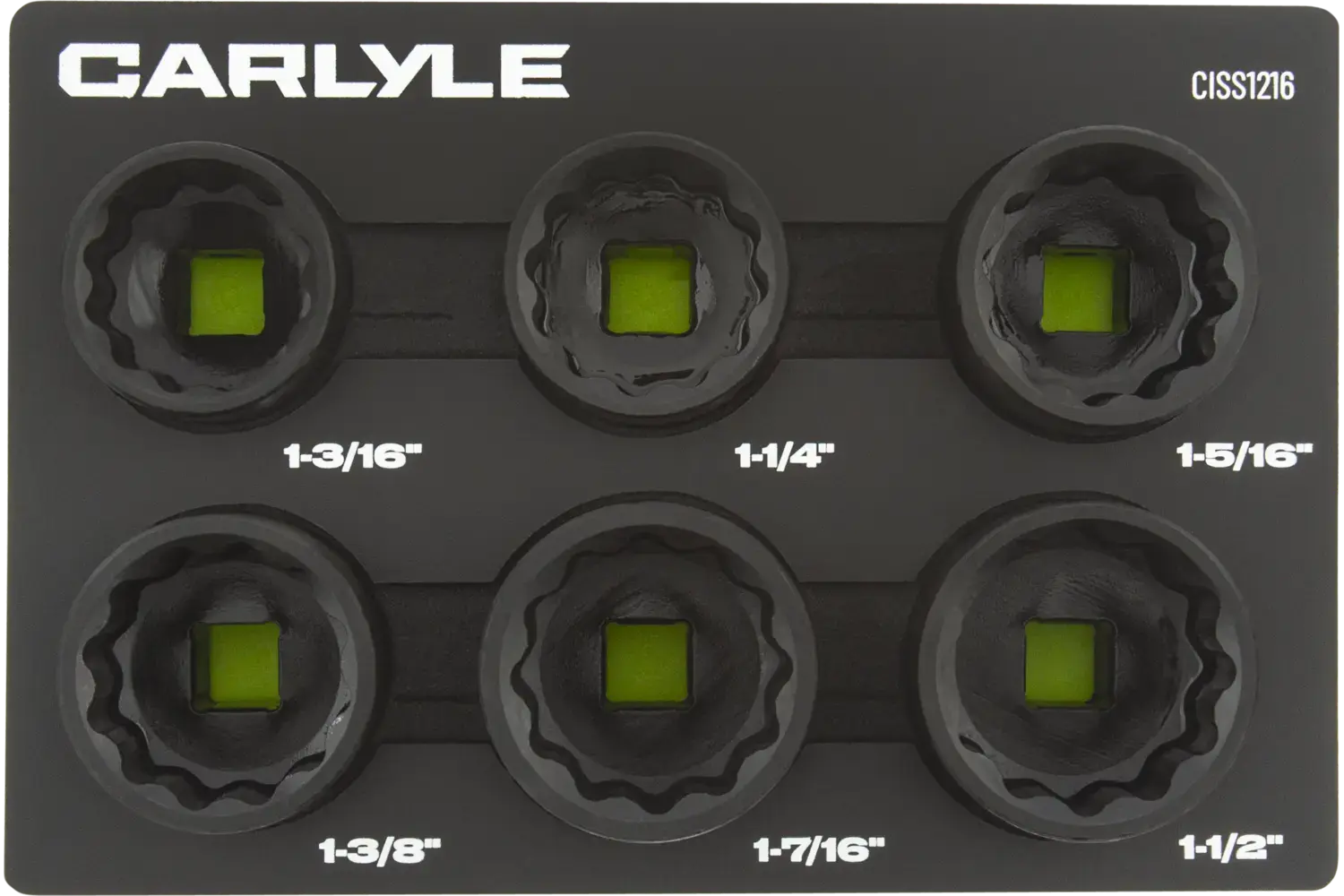 1/2 in. Drive Standard Depth Impact Socket Sets - SAE
