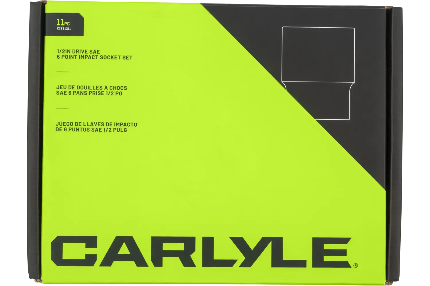 1/2 in. Drive Standard Depth Impact Socket Sets - SAE