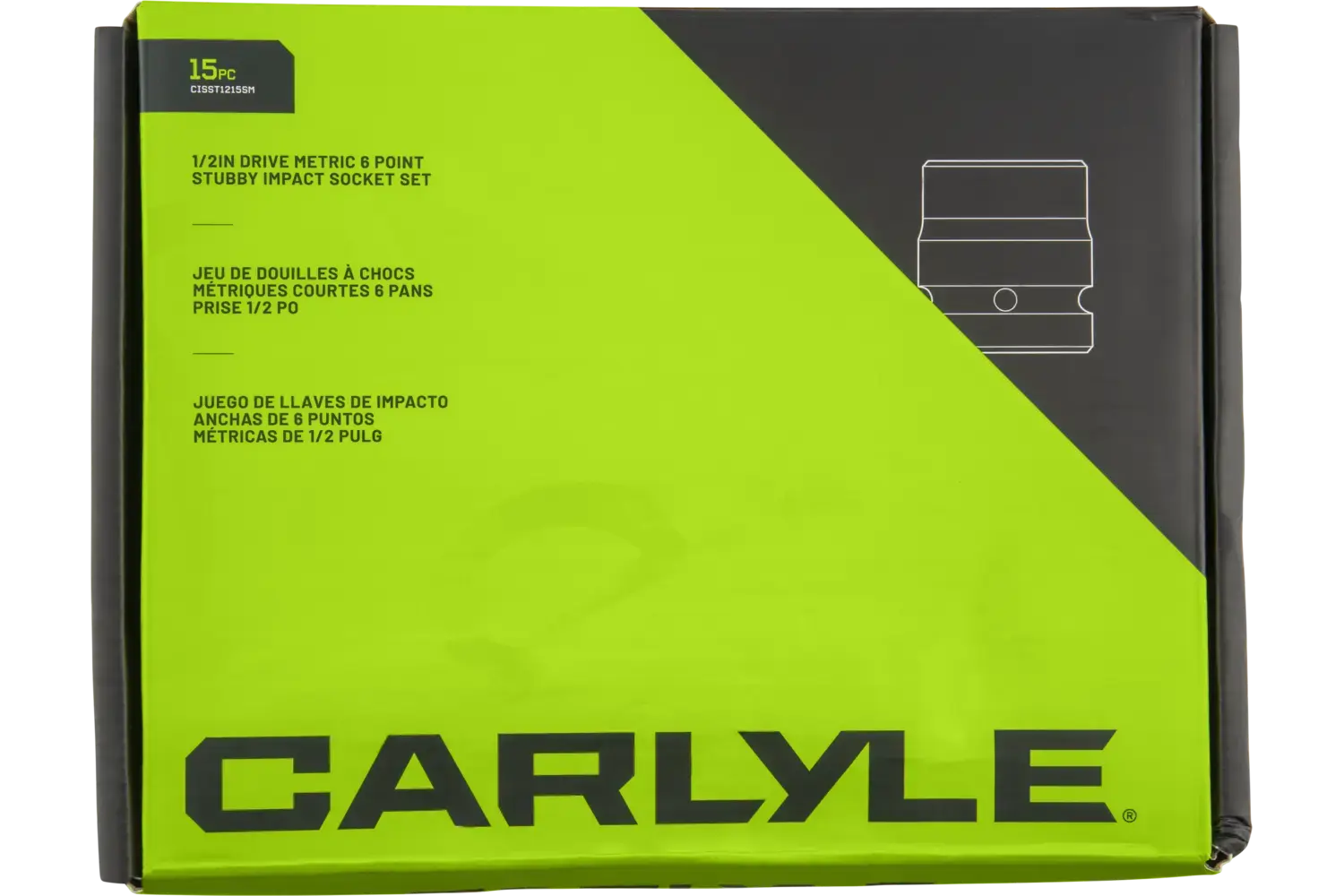 1/2 in. Drive Stubby Impact Socket Sets - Metric