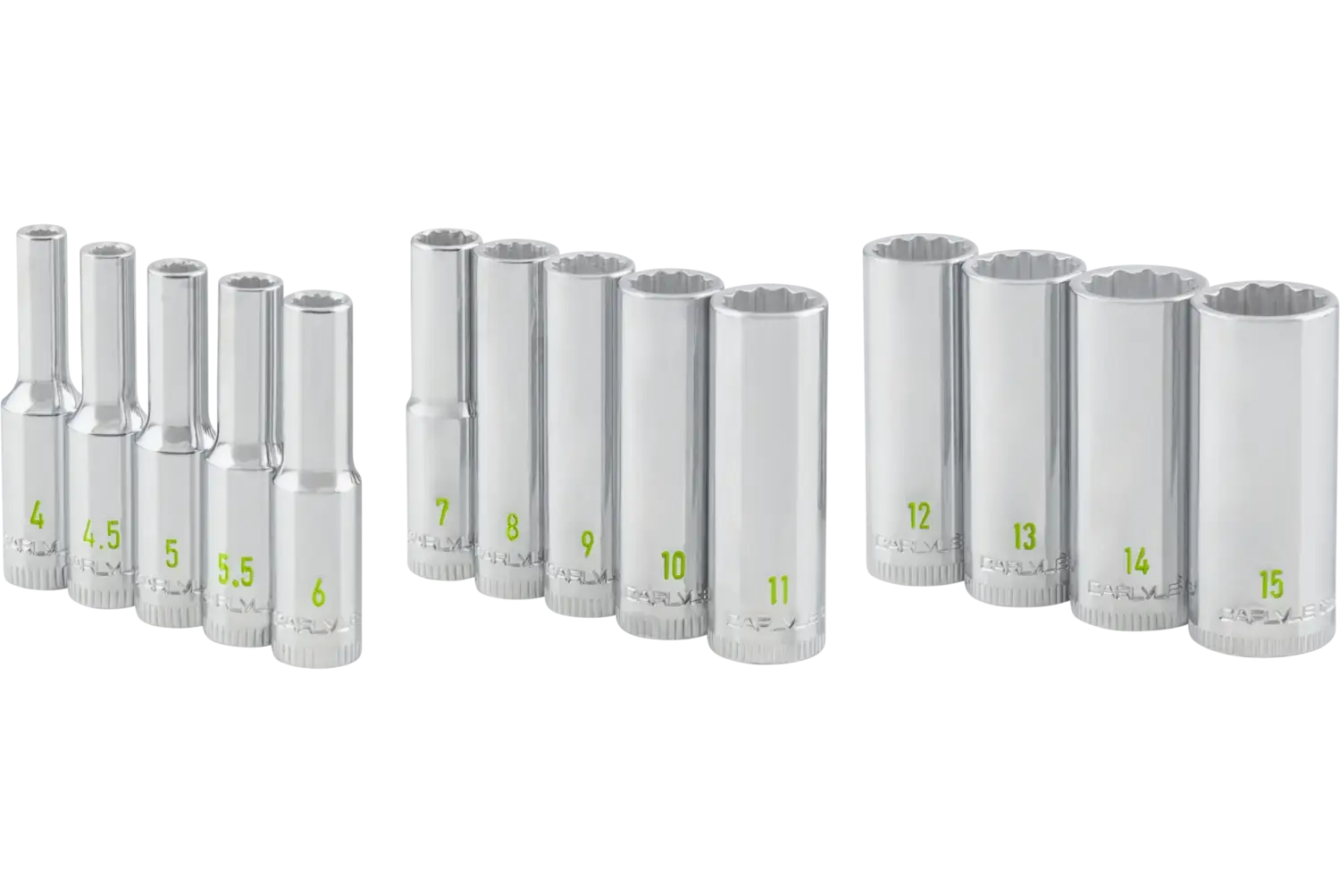 1/4 in. Drive Deep Chrome Socket Sets - Metric