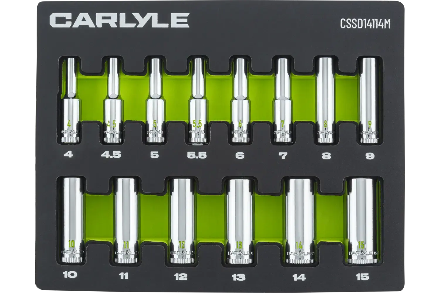 1/4 in. Drive Deep Chrome Socket Sets - Metric