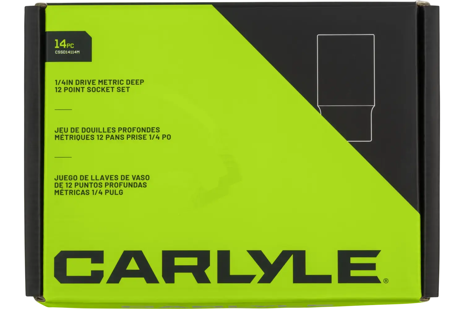 1/4 in. Drive Deep Chrome Socket Sets - Metric