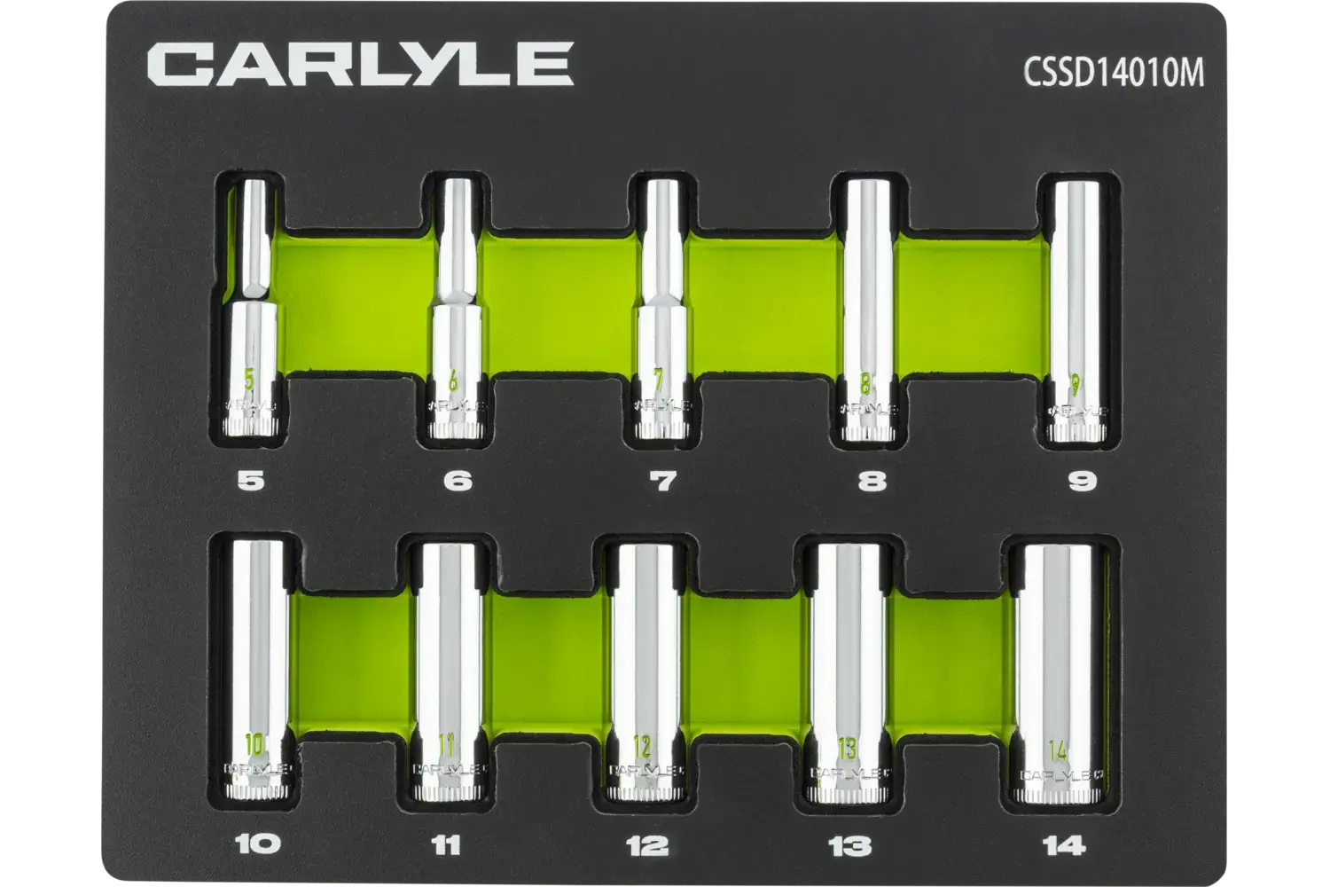 1/4 in. Drive Deep Chrome Socket Sets - Metric