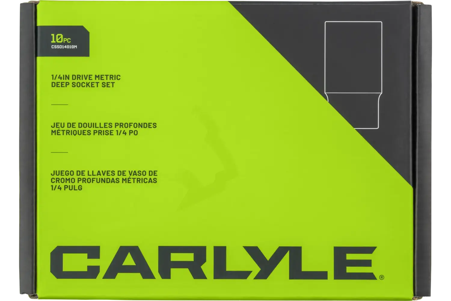 1/4 in. Drive Deep Chrome Socket Sets - Metric