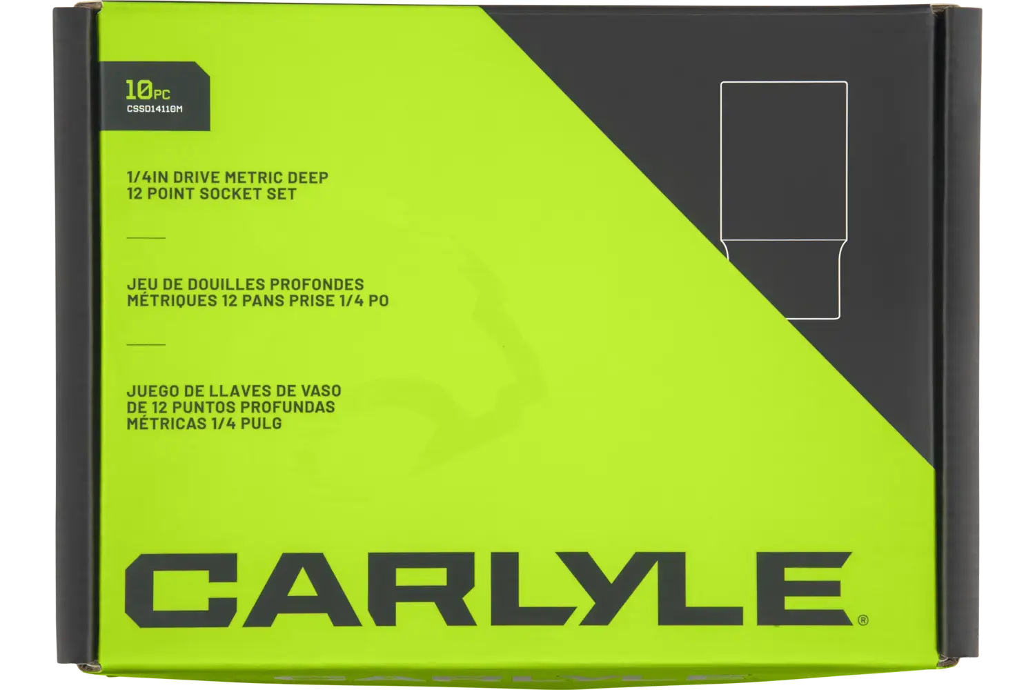 1/4 in. Drive Deep Chrome Socket Sets - Metric