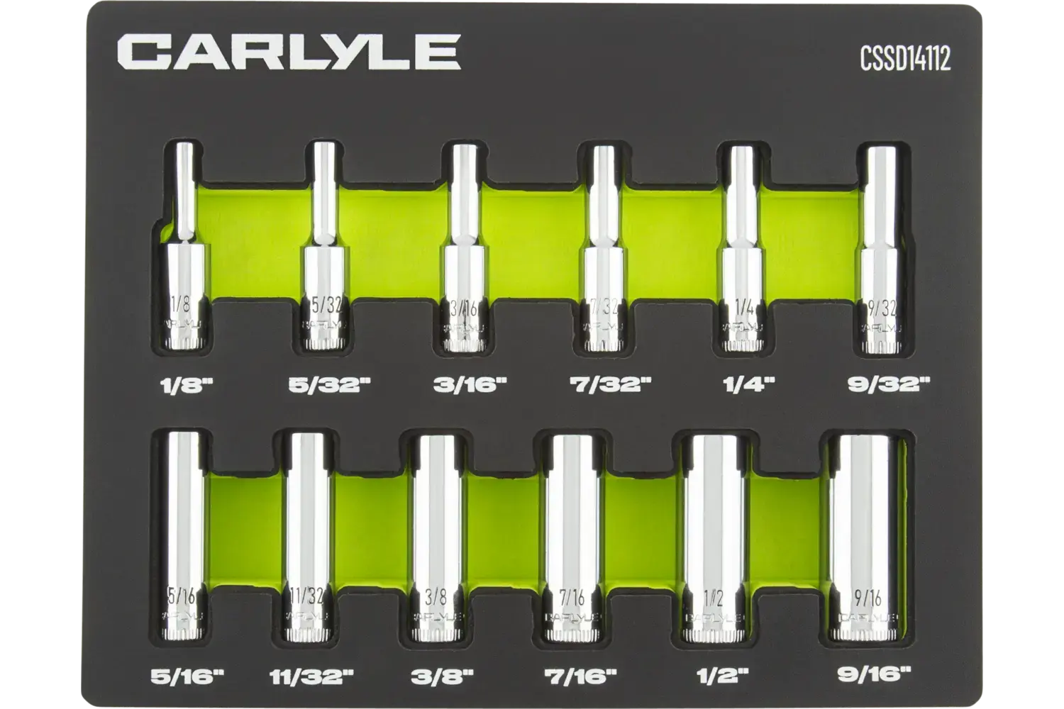1/4 in. Drive Deep Chrome Socket Sets - SAE